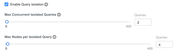 Enabling or disabling query isolation for Hive Virtual Warehouses